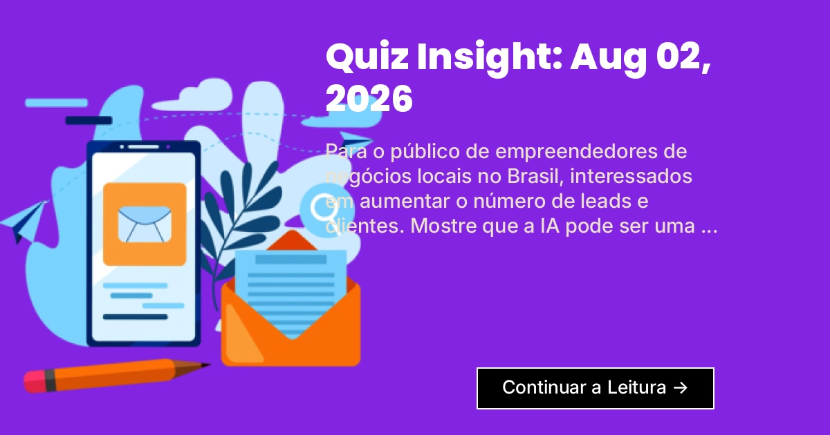 Quiz Insight: Aug 02, 2026